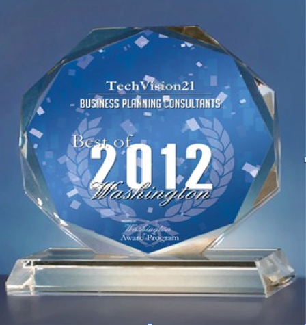 TechVision21 Receives 2012 Best of Washington Award