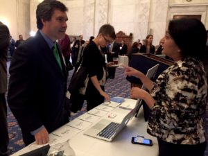 Anita Balachandra discussing Bridg